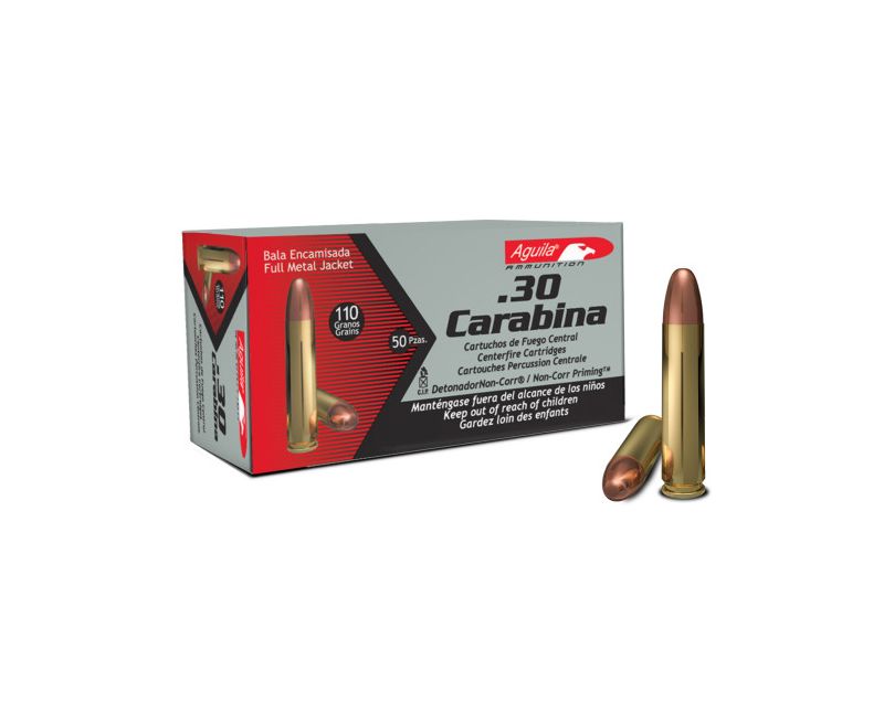 Aguila Ammunition 30carbine 110gr Fmj 50rd Ranier Gun Store 2748