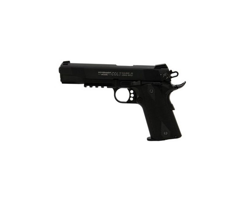 Colt Government 1911 A1 Rail Gun Pistol 22lr 121 Ranier Gun Store 6458