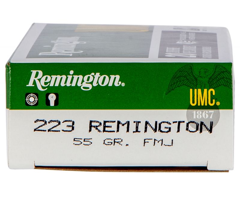 Remington Umc Rifle Ammo Brass 223 Rem 20 Rounds 55 Grain Fmj Ranier Gun Store 