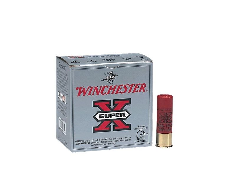 Winchester 12 Gauge Ammunition Drylok Super Steel Magnum XSM1233 #3 Plated Steel  Shot 3 1-3/8oz 1300fps 25 Rounds